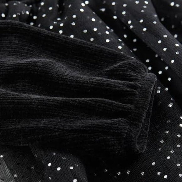 H and M Chenille and Tulle Dress, Size 7–8 - Picture 4 of 4